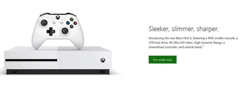 Фото Xbox One S, появившиеся на NeoGAF за день до конференции Microsoft
